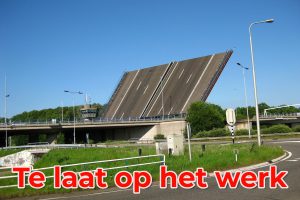 Te laat op het werk - geenruzieophetwerk.nl
